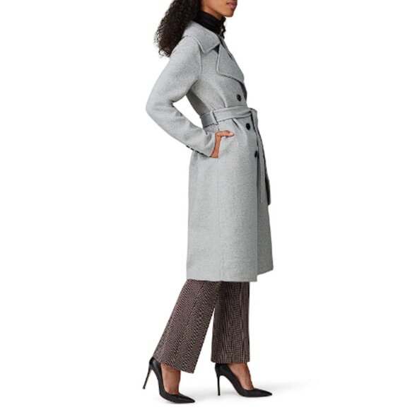 WISH Women's Stark Coat Size XS In Light Grey - Picture 2 of 12